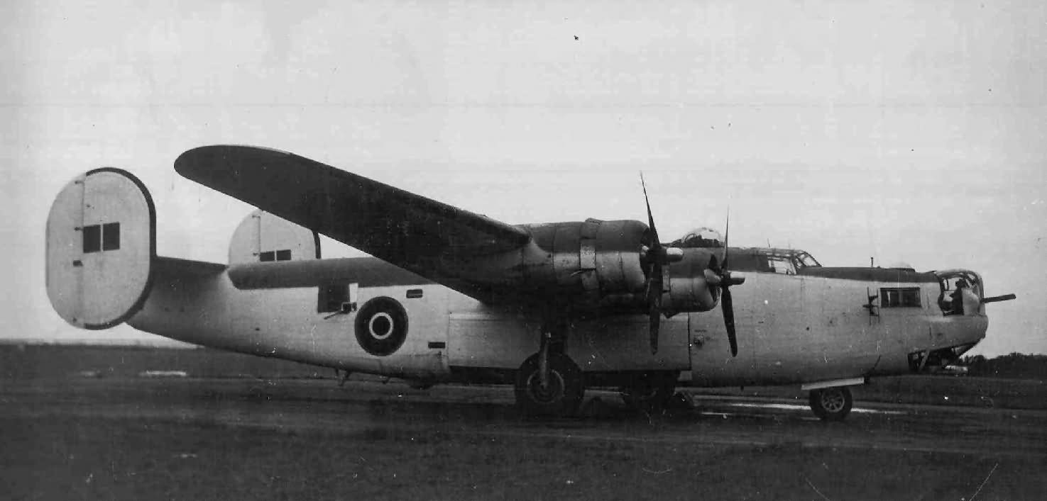 A bulky 4 prop plane from the late war period
