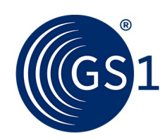 GS1 logo: a blue circle within which there are some concentric semi-circular lines suggesting transmission of some kind