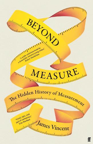 The cover of Beyond Measure. The title and other text are shown written along a tape measure